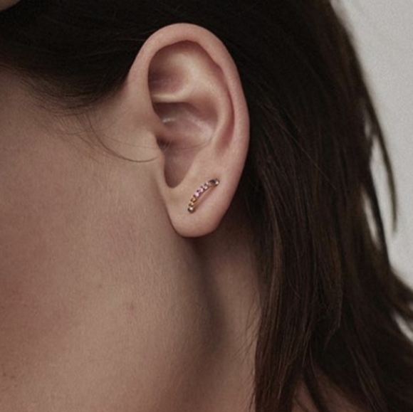 Ana Khouri Jewelry - Ana Khouri Norah Earring (Single, Emerald)